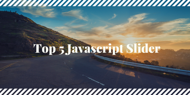Top 5 Javascript Slider