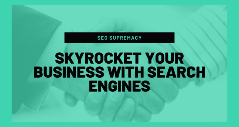 SEO Supremacy: Quickstart Guide to Skyrocket Your Ecommerce Business with Search Engines.