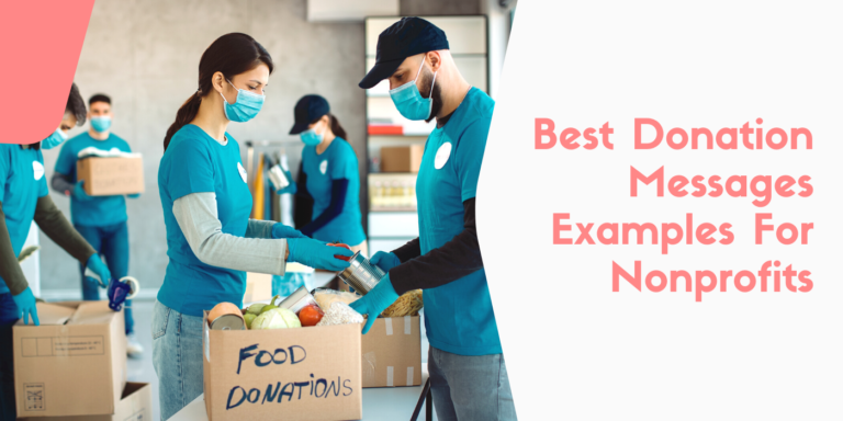 15 Best Donation Messages Examples For Nonprofits