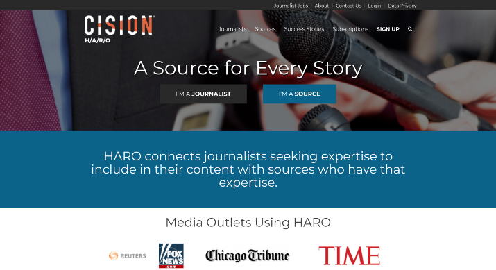 Join Help a Reporter (HARO)