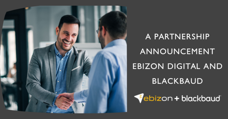 EbizON Announces Strategic Partnership with Blackbaud to Enhance Nonprofit Solutions